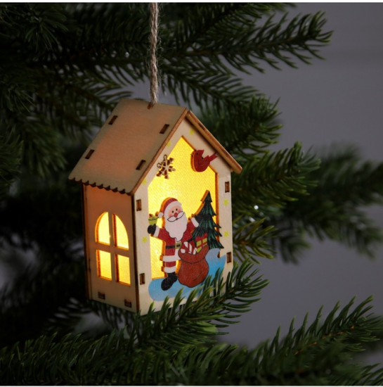 Игрушка ёлочная «Дед Мороз с подарками»