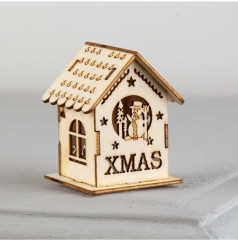 Игрушка ёлочная «Домик со снеговиком» - Фото 4