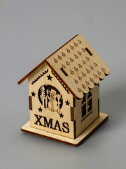 Игрушка ёлочная «Домик со снеговиком» - Фото 6