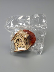 Игрушка ёлочная «Домик со снеговиком» - Фото 8