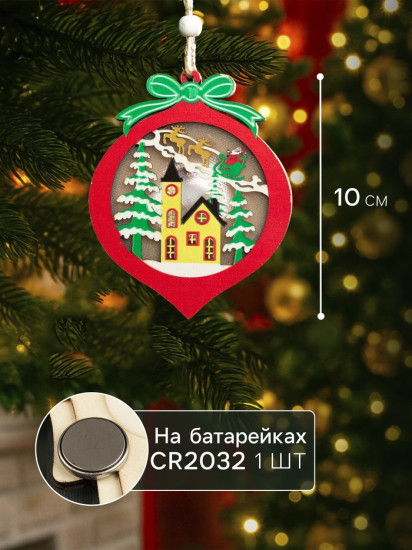 Игрушка ёлочная «Новогодний шар»