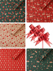 Набор бумаги упаковочной «Новогодний» - Фото 2