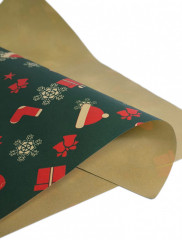 Набор бумаги упаковочной «Новогодний» - Фото 5