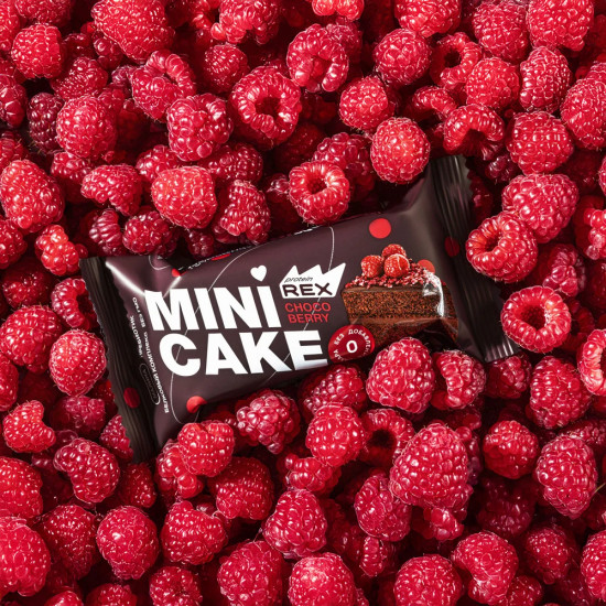 Пирожное протеиновое Mini cake «Шоколадно-малиновый мини-тортик»