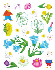 Наклейки для малышей. Цветочек - Фото 2