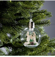 Шар ёлочный «Ангелочки» - Фото 4