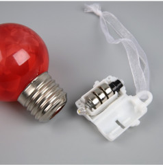 Шар ёлочный «Зимний узор красный» - Фото 5