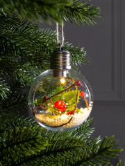 Шар ёлочный «Листочек» - Фото 3