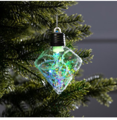 Шар ёлочный «Морозный кристалл» - Фото 4