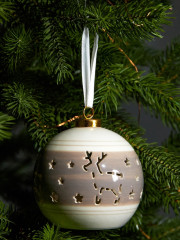 Шар ёлочный с подсветкой «Олень» - Фото 4