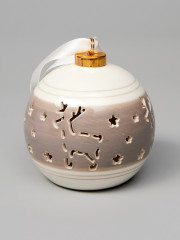 Шар ёлочный с подсветкой «Олень» - Фото 5