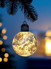 Шар ёлочный «Серебристый» - Фото 3