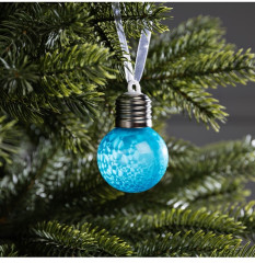 Шар ёлочный «Синий» - Фото 4