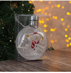 Шар ёлочный «Снеговик» - Фото 5