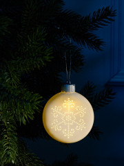 Шар ёлочный «Снежинка» - Фото 3