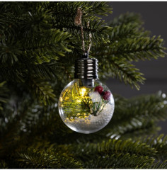 Шар ёлочный «Снежная хвоя» - Фото 3