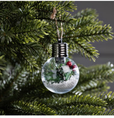 Шар ёлочный «Снежная хвоя» - Фото 4