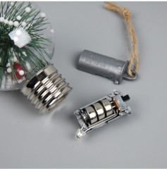 Шар ёлочный «Снежная хвоя» - Фото 5