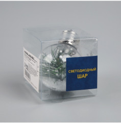 Шар ёлочный «Снежная хвоя» - Фото 6
