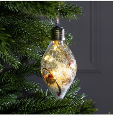 Шар ёлочный «Снежные нити» - Фото 3