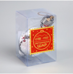 Шар ёлочный «Снежные нити» - Фото 5