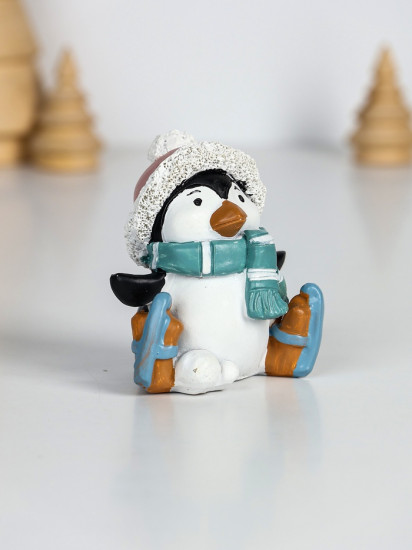 Фигурка «Пингвин в мини-лыжах»