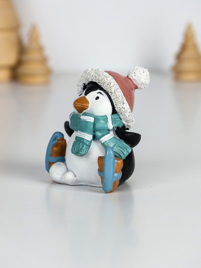 Фигурка «Пингвин в мини-лыжах»