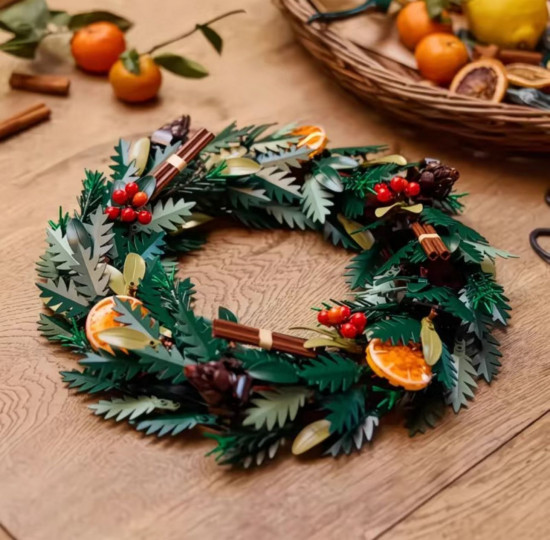 Конструктор пластиковый «Венок новогодний»