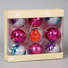 Набор шаров ёлочных «Адель» - Фото 1