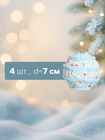 Набор шаров ёлочных «Маттео»