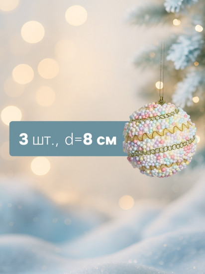Набор шаров ёлочных «Абель галант»