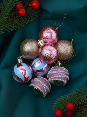 Набор игрушек ёлочных «В гостях у Деда Мороза» - Фото 7