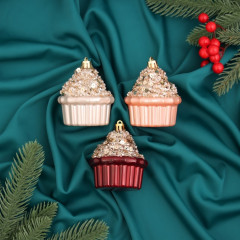 Набор игрушек ёлочных «Пирожное Феерия нежность» - Фото 1