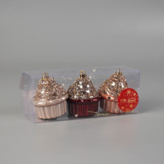 Набор игрушек ёлочных «Пирожное Феерия нежность» - Фото 2