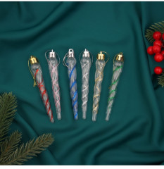 Набор игрушек ёлочных «Сосулька Космин» - Фото 1