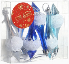 Набор игрушек ёлочных «Сосульки царские» - Фото 9