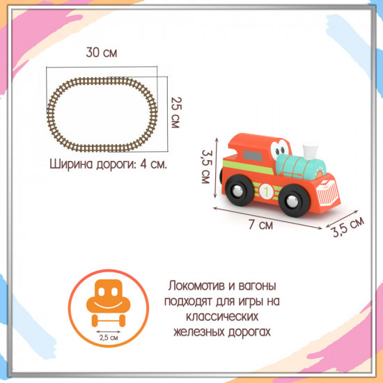 Игровой набор «Весёлый поезд»