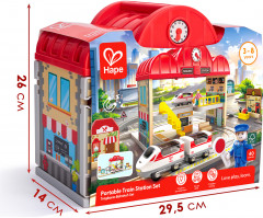 Портативный игровой набор «Железнодорожная станция» - Фото 9