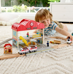 Портативный игровой набор «Железнодорожная станция» - Фото 12