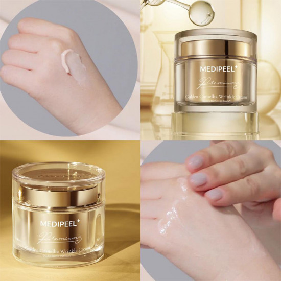 Премиальный омолаживающий крем для лица с экстрактом камелии «Premium Golden Camellia Wrinkle Cream»