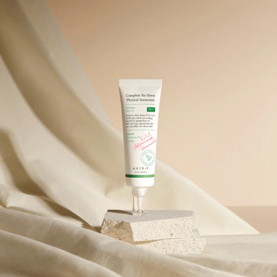 Минеральный солнцезащитный крем для лица SPF50+ PA++++ «Complete No-Stress Physical Sunscreen V. 3»