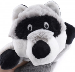 Игрушка-пищалка для собак мягкая «Енот» - Фото 8