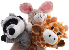 Игрушка-пищалка для собак мягкая «Енот» - Фото 10