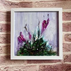 Авторская фактурная картина «Точка роста» - Фото 1