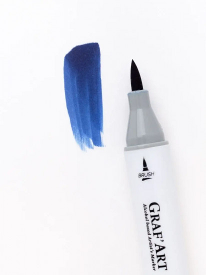 Маркер спиртовой «Graf'Art», B607 Лазурь берлинская