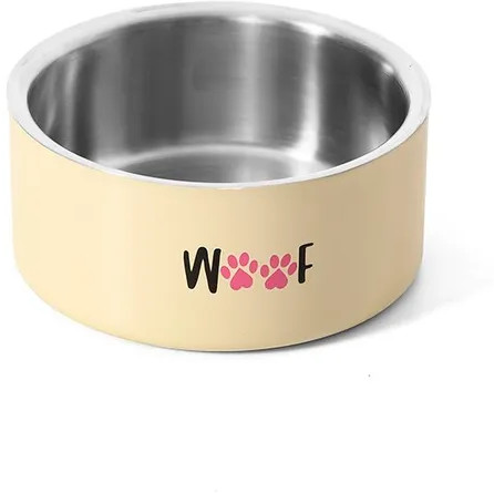 Миска с прорезиненным дном для кошек и собак «Woof»