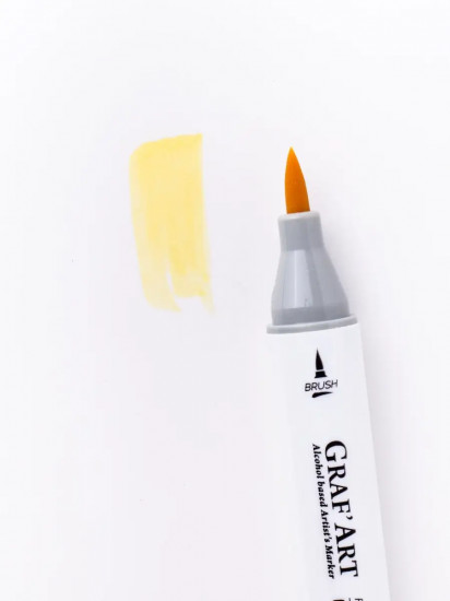 Маркер спиртовой «GrafArt», Y201 Ванильный