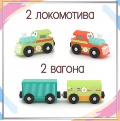 Игровой набор «Весёлый поезд» - Фото 1