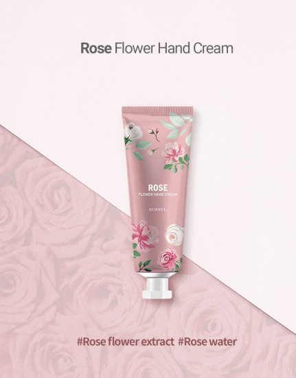 Крем для рук парфюмированный с ароматом розы «Rose Flower Hand Cream»