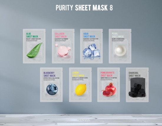 Маска для лица с гиалуроновой кислотой «Purity Aqua Sheet Mask»